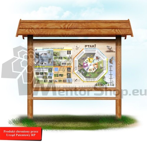 Exteriérová edukačná hra Rok v lese - Vtáky