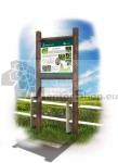 Drevená konštrukcia na informačno-edukačnú tabuľu (SD11)