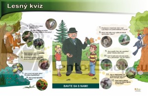 Magnetická tabuľa - LESNÝ KVÍZ