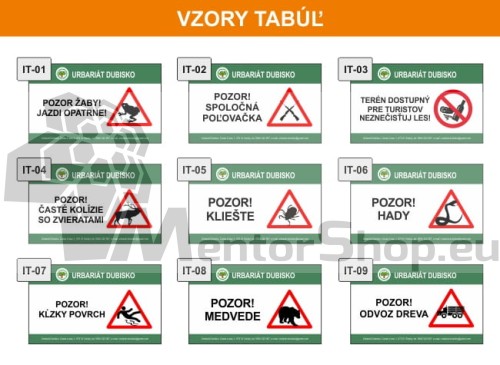 Výstražné tabule