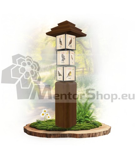 Exteriérová edukačná hra Svetovid - Lesné vtáky