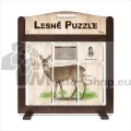 Prenosná hra – Lesné puzzle - Srnec lesný