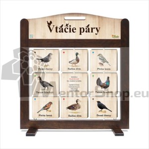 Prenosná hra – Tréning pamäte (Pexeso) VTÁČIE PÁRY