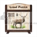 Prenosná hra – Lesné puzzle - Jeleň lesný-Srnec lesný